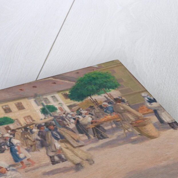 Myjava market, 1903 by Milos Jiranek
