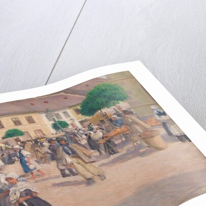 Myjava market, 1903 by Milos Jiranek