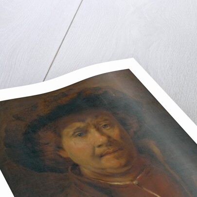 Self portrait by Rembrandt Harmensz. van Rijn (after)