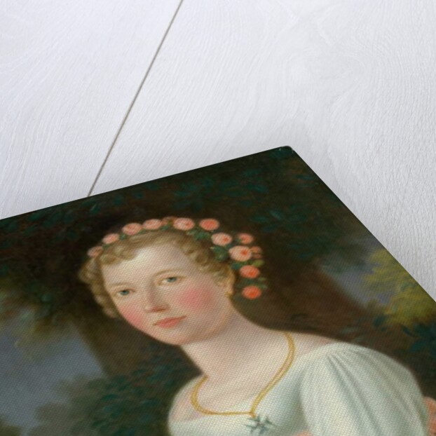 Girl in a white dress, 1800-20 by European School