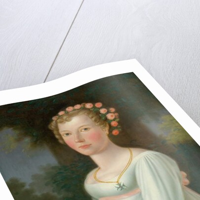 Girl in a white dress, 1800-20 by European School