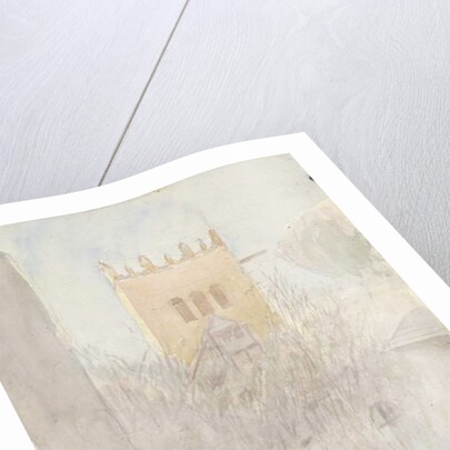 Belfry in Strážky II., 1890-1910 by Laszlo Mednyanszky