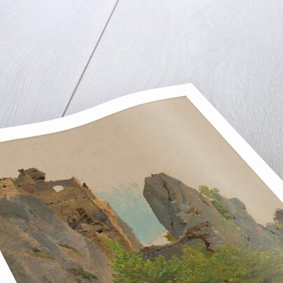 View of the Súľovské ruins, 1875-85 by Laszlo Mednyanszky