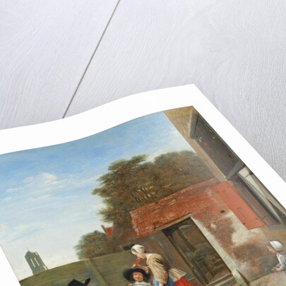 A Dutch Courtyard, c.1658-60 by Pieter de Hooch