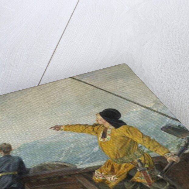 Leiv Eirikson discovering America, 1893 by Christian Krohg