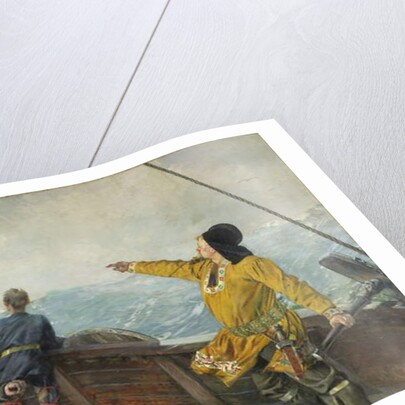 Leiv Eirikson discovering America, 1893 by Christian Krohg