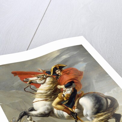 Napoleon Crossing the Alps on 20th May 1800 by Jacques Louis David
