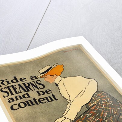 Ride a Stearns and be content, 1896 by Edward Penfield