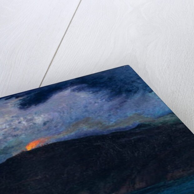 Midsummer Bonfires in Stormy Weather, 1900 by Karl Fredrick Nordstrom