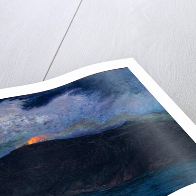 Midsummer Bonfires in Stormy Weather, 1900 by Karl Fredrick Nordstrom