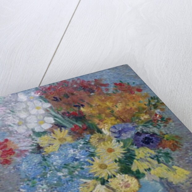 Flowers in a Blue Vase, c.1887 by Vincent van Gogh