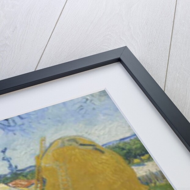 Wheat stacks in Provence, c.1888 by Vincent van Gogh