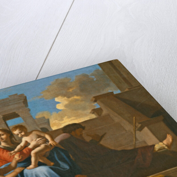 The Holy Family on the Steps, 1648 by Nicolas Poussin