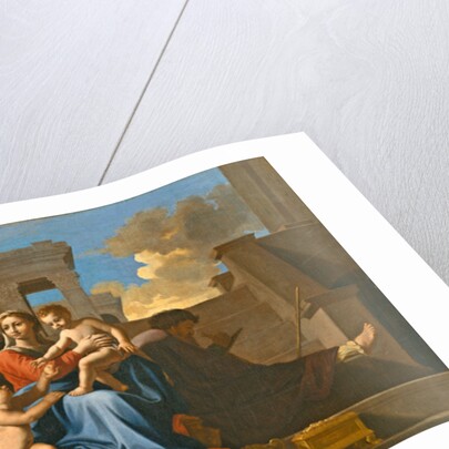 The Holy Family on the Steps, 1648 by Nicolas Poussin