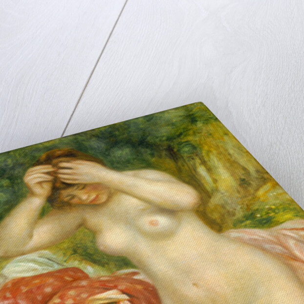 Bather Arranging her Hair, 1893 by Pierre Auguste Renoir