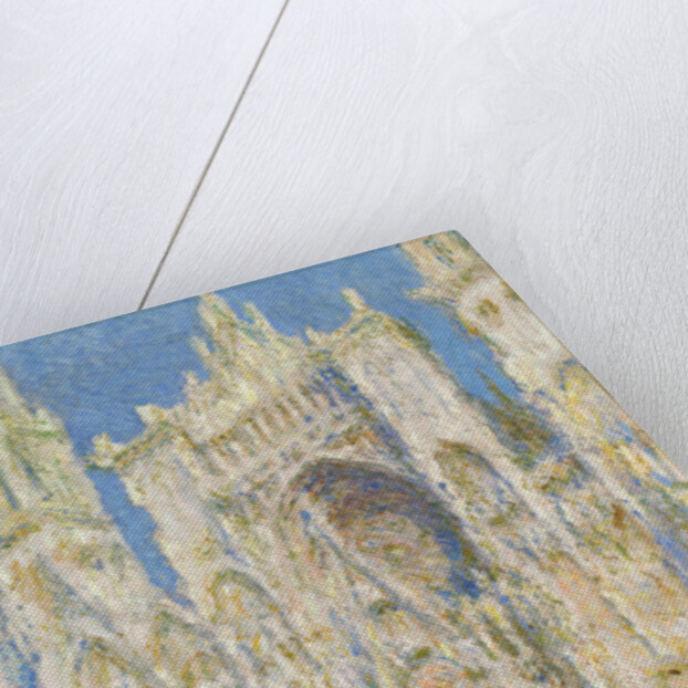 Rouen Cathedral, West Facade, Sunlight, 1894 by Claude Monet