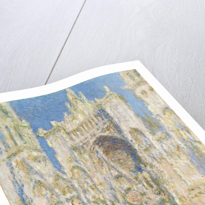 Rouen Cathedral, West Facade, Sunlight, 1894 by Claude Monet