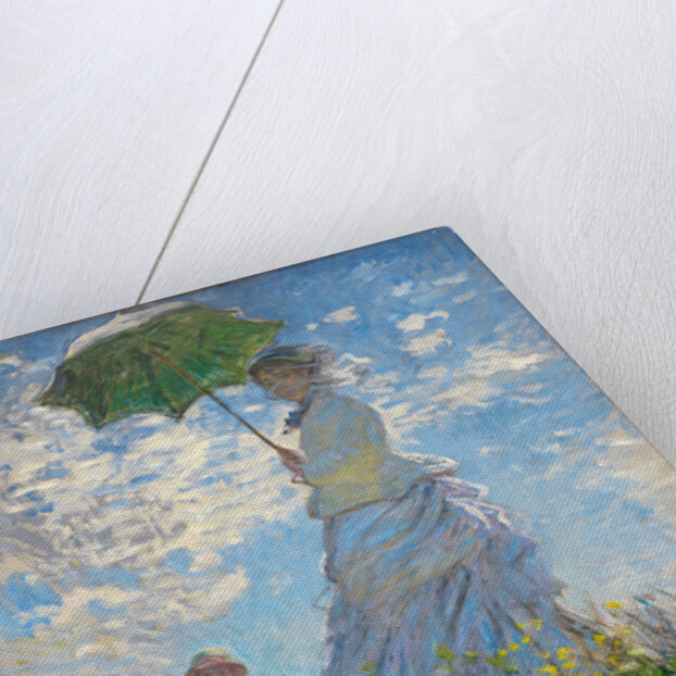Woman with a Parasol - Madame Monet and Her Son, 1875 by Claude Monet