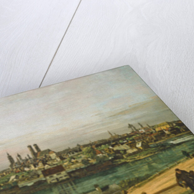 View of Munich from Haidhausen with the river Isar in the centre, 1761 by Bernardo Bellotto