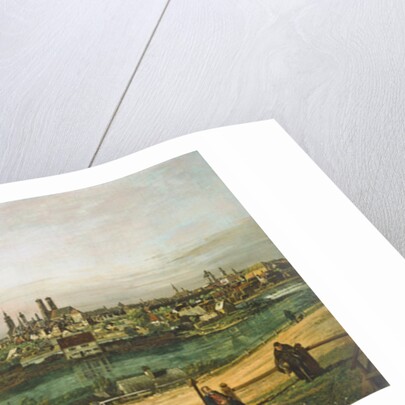 View of Munich from Haidhausen with the river Isar in the centre, 1761 by Bernardo Bellotto