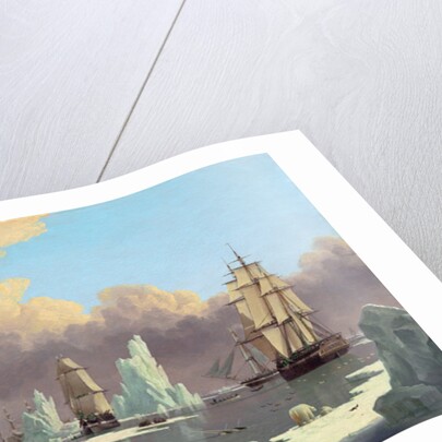 The Northern Whale Fishery: The 'Swan' and 'Isabella', c. 1840 by John of Hull Ward