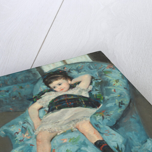 Little Girl in a Blue Armchair, 1878 by Mary Stevenson Cassatt