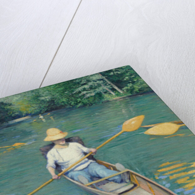 Skiffs, 1877 by Gustave Caillebotte