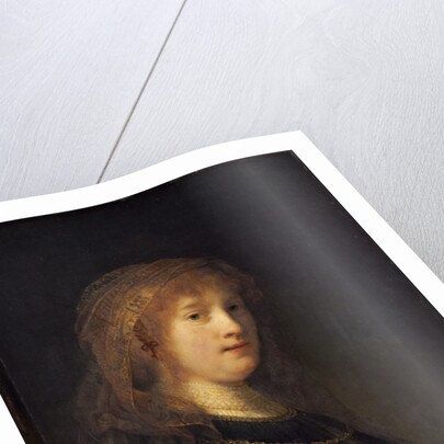 Saskia van Uylenburgh, c.1634-1640 by Rembrandt Harmensz. van Rijn