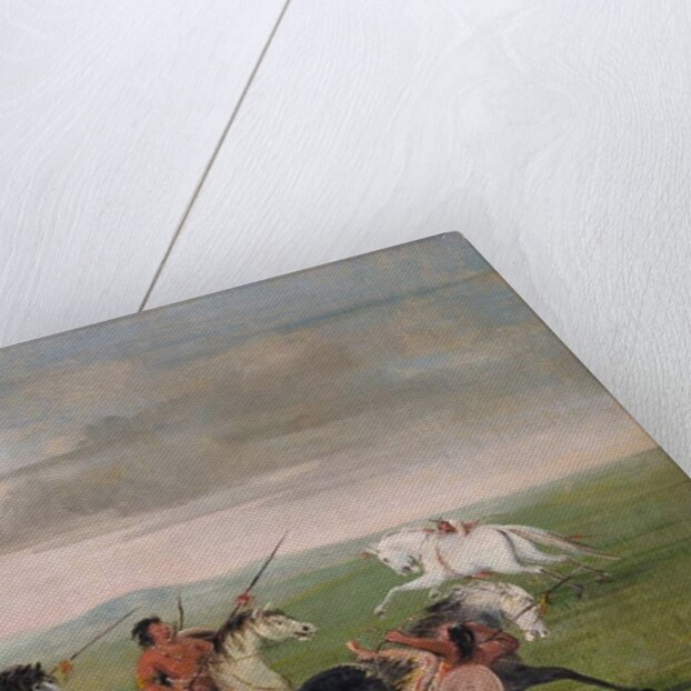 Comanche Feats of Horsemanship, 1834-35 by George Catlin