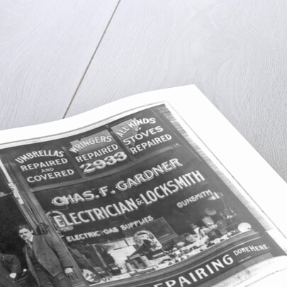 Only Negro store of its kind in the U.S., at 2933 State St., Chicago, Illinois, c.1899 by American Photographer