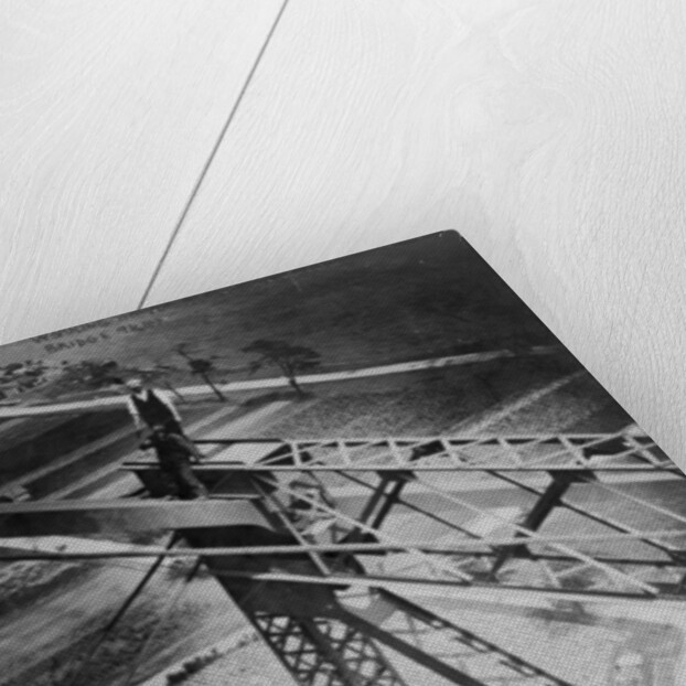 Working on top of Blackwell's Island bridge, 1907 by American Photographer