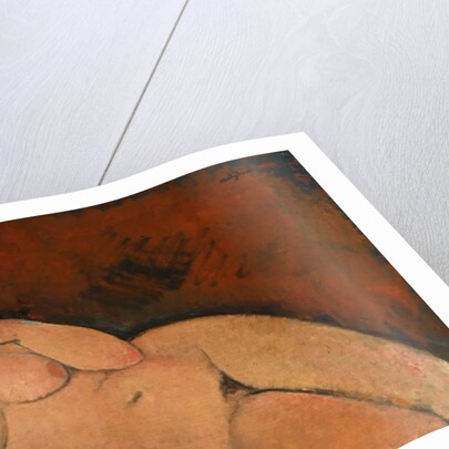 Nude on a Blue Cushion, 1917 by Amedeo Modigliani