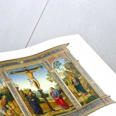The Crucifixion with the Virgin, Saint John, Saint Jerome, and Saint Mary Magdalene, c.1482-1485 by Pietro Perugino