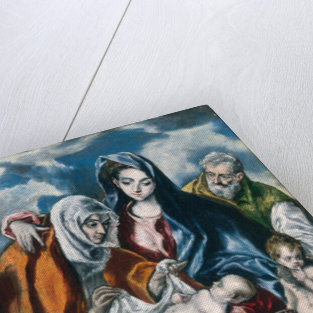 The Holy Family with Saint Anne and the Infant John the Baptist, c.1595-1600 by El (1541-1614) Greco