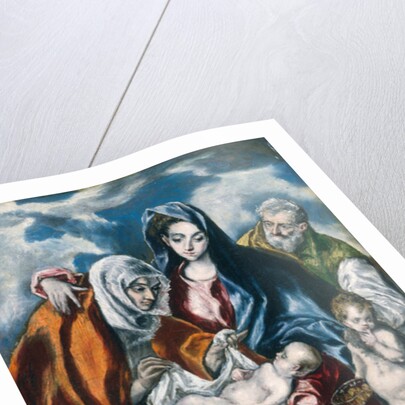 The Holy Family with Saint Anne and the Infant John the Baptist, c.1595-1600 by El (1541-1614) Greco