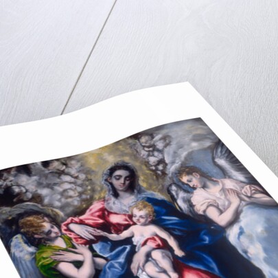 Madonna and Child with Saint Martina and Saint Agnes, 1597-1599 by El Greco