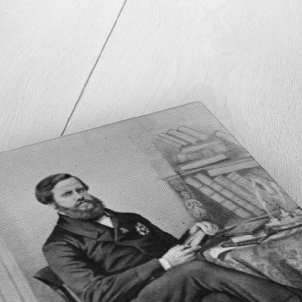 Don Pedro II, Emperor of Brazil, 1855-65 by American Photographer