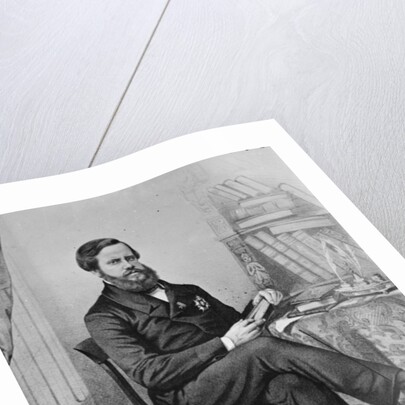 Don Pedro II, Emperor of Brazil, 1855-65 by American Photographer