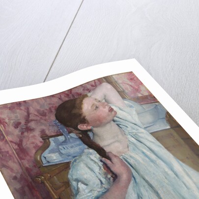 Girl Arranging Her Hair, 1886 by Mary Stevenson Cassatt