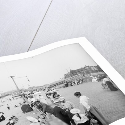 Boardwalk & beach, Asbury Park, c.1905 by Detroit Publishing Co.