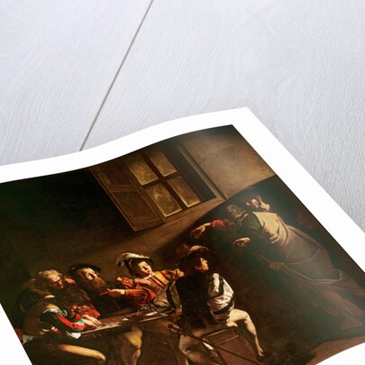 The Calling of St. Matthew, c.1598-1601 by Michelangelo Merisi da Caravaggio