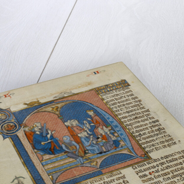 Page from a manuscript of the Vidal Mayor manuscript by Catalan School