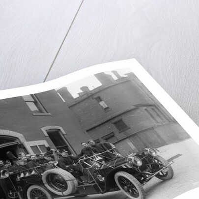 Packard fire squad in Detroit, 1911 by Detroit Publishing Co.