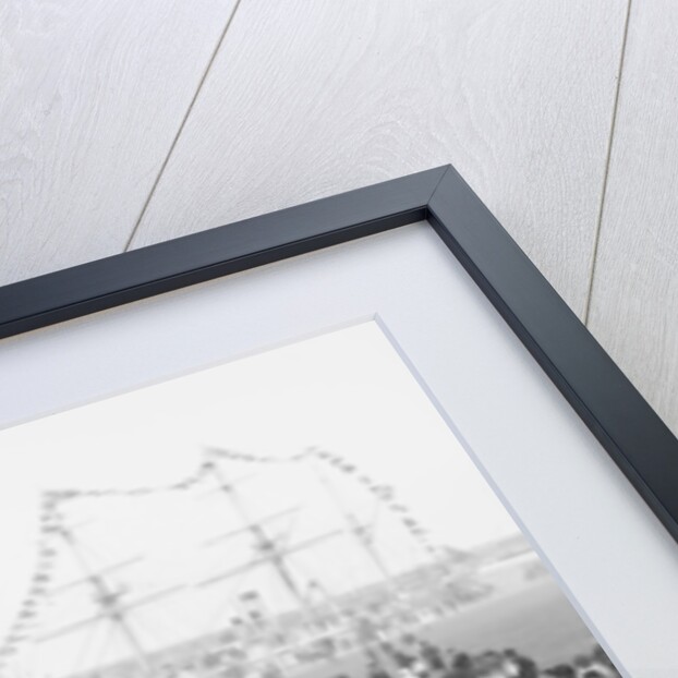 Saint Mary's Canal celebration, reviewing stand and Indian village, c.1905 by Detroit Publishing Co.