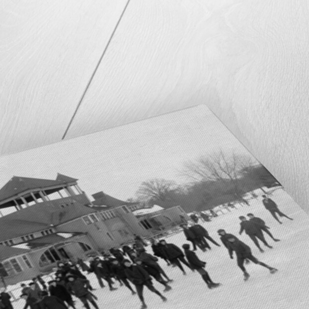 Detroit, Michigan, skating at Belle Isle, c.1890-1910 by Detroit Publishing Co.