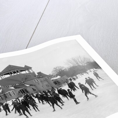 Detroit, Michigan, skating at Belle Isle, c.1890-1910 by Detroit Publishing Co.