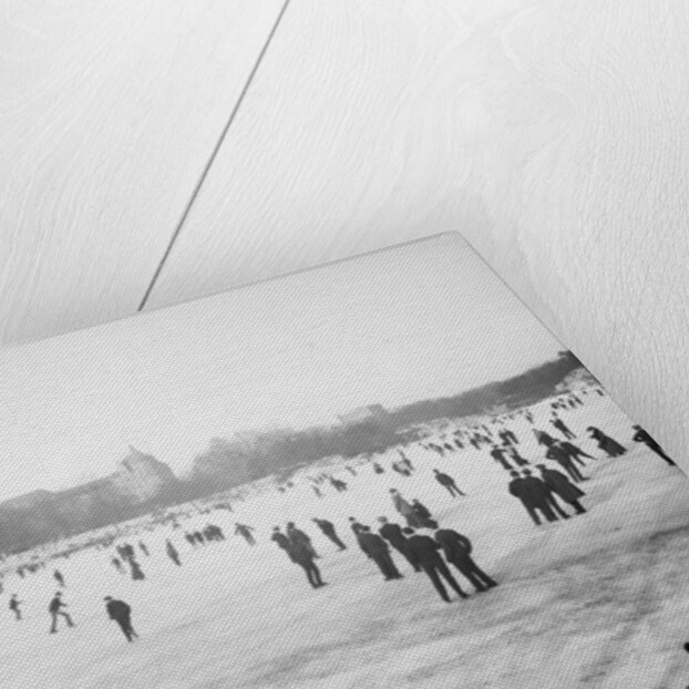 Skating in Central Park, New York, c.1900-06 by Detroit Publishing Co.