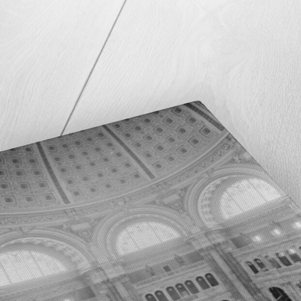 Reading Room rotunda, Library of Congress, Washington, D.C., c.1904 by Detroit Publishing Co.