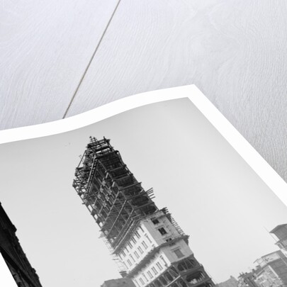 Times Building under construction, New York, N.Y., c.1903 by Detroit Publishing Co.