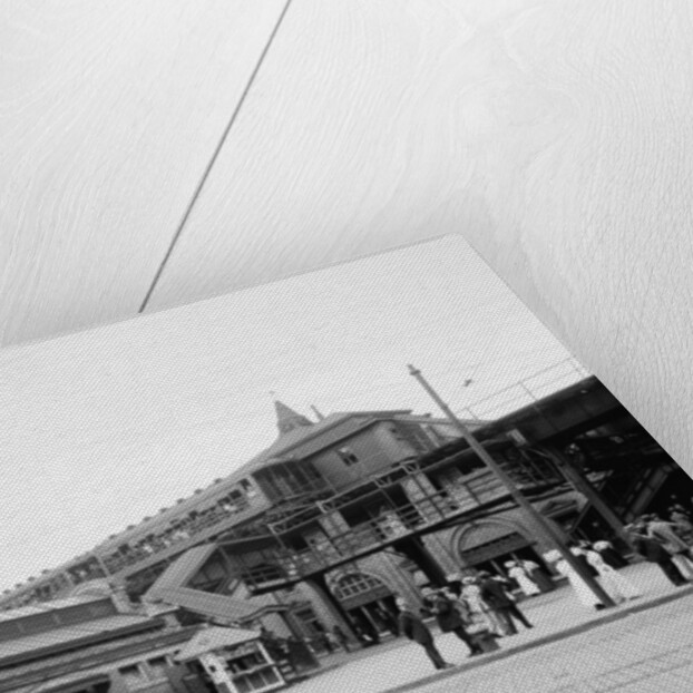 Atlantic Avenue, subway entrance, Brooklyn, N.Y., c.1910-20 by Detroit Publishing Co.